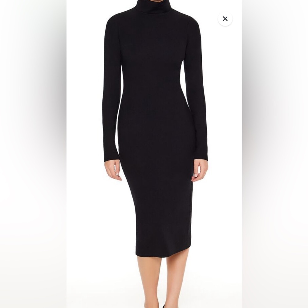 Forever 21 Turtleneck midi sweater dress